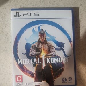 Sony PS5 Mortal Kombat 1 Combat Game - White and Blue Case